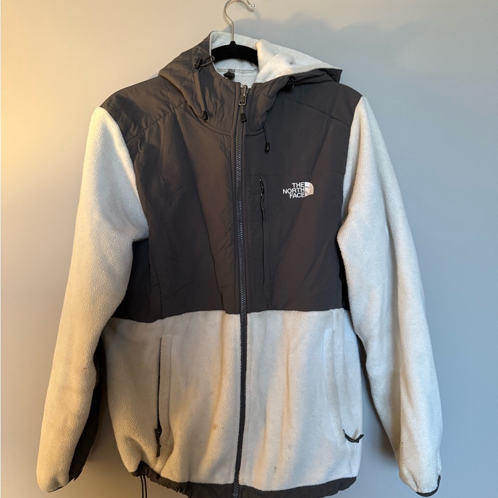 The North Face Gray and White Jacket